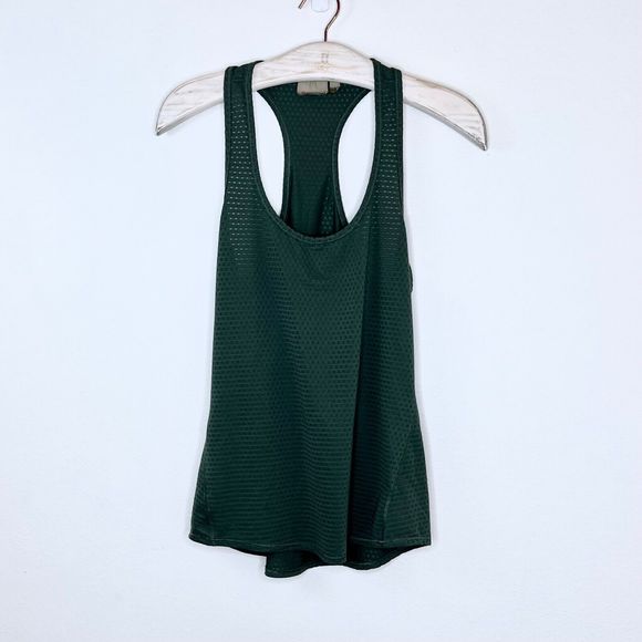Athleta Green Active Racerback Tank Top Size Small Lightweight - Picture 1 of 4